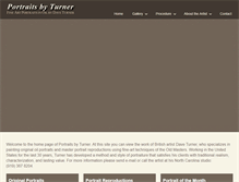 Tablet Screenshot of portraitsbyturner.com